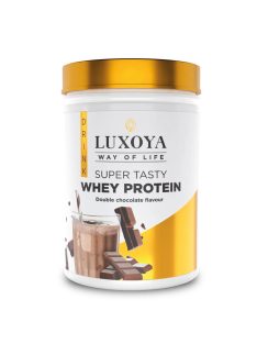 Luxoya Super Tasty Whey Protein Italpor 450 gr Dupla Csokoládé Ízben