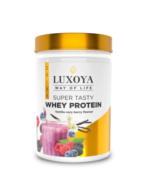 Luxoya Super Tasty Whey Protein Italpor 450 gr Vanília-Erdei Gyümölcs Ízben