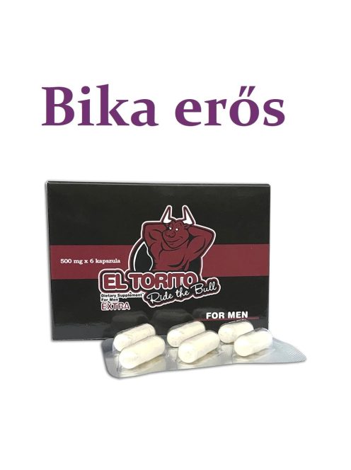 EL TORITO POTENCY ENHANCEMENT CAPSULES - 6 PCS