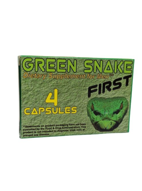 GREEN SNAKE FIRST POTENZIALVERBESSERUNGSKAPSEL (NACHFOLGER VON GREEN SNAKE FORTE) – 4 STÜCK