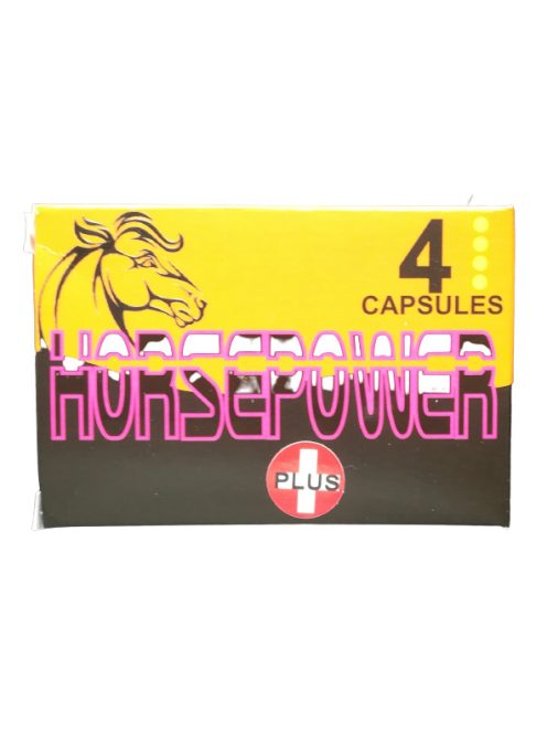 HORSE POWER PLUS POTENTIAL ENHANCEMENT CAPSULES FOR MEN - 4 PCS