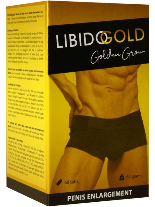 LIBIDO GOLD GOLDEN GROW PÉNISZNÖVELŐ TABLETTA - 60 DB