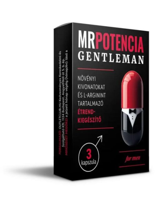 MrPotencia Gentleman potencianövelő kapszula 3 db