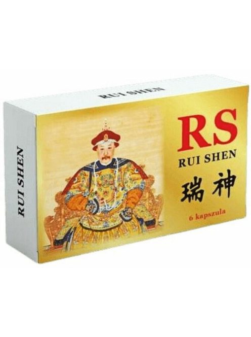 RUI SHEN HIGHLY EFFECTIVE POTENTIAL ENHANCING AND SEMINAL DELAYING CAPSULES - 6 PCS