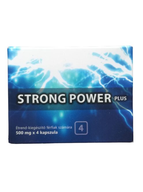 STRONG POWER PLUS POTENCIANÖVELŐ KAPSZULA FÉRFIAKNAK - 4 DB