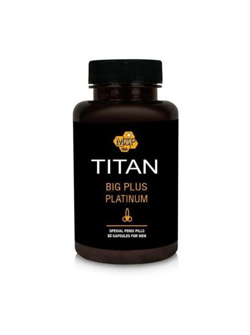 Titan Big Plus Platinum pénisz és potencianövelő tabletta - 60 darabos